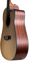 Load image into Gallery viewer, Craftine CD11CEQ Dreadnought Electro-Acoustic Guitar with Cutaway includes Gig Bag.