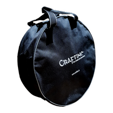 Load image into Gallery viewer, Craftine 'Pro' Bodhrán 16x4, Black Finish with flat bar