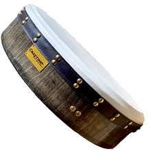 Load image into Gallery viewer, Craftine &#39;Pro&#39; Bodhrán 16x4, Black Finish with flat bar
